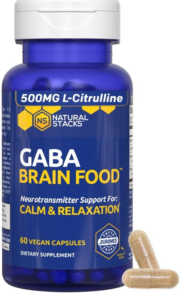 Natural Stacks - Gaba Brain Food Neurotransmitter Support 60 176112