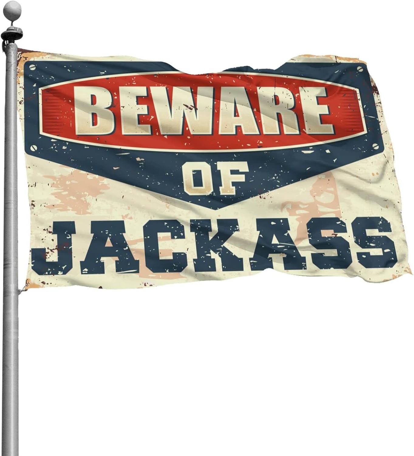 Flags For Boys Room Beware of Jackass Flag College Dorm Room Flags (Size : 152X244CM)
