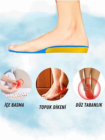 Magicfoot Reliefsupport Doğru Duruş Tabanlığı - Topuk Dikeni - Düz Tabanlık Ve Içe Basma Sorunları Önleyici (36-40)