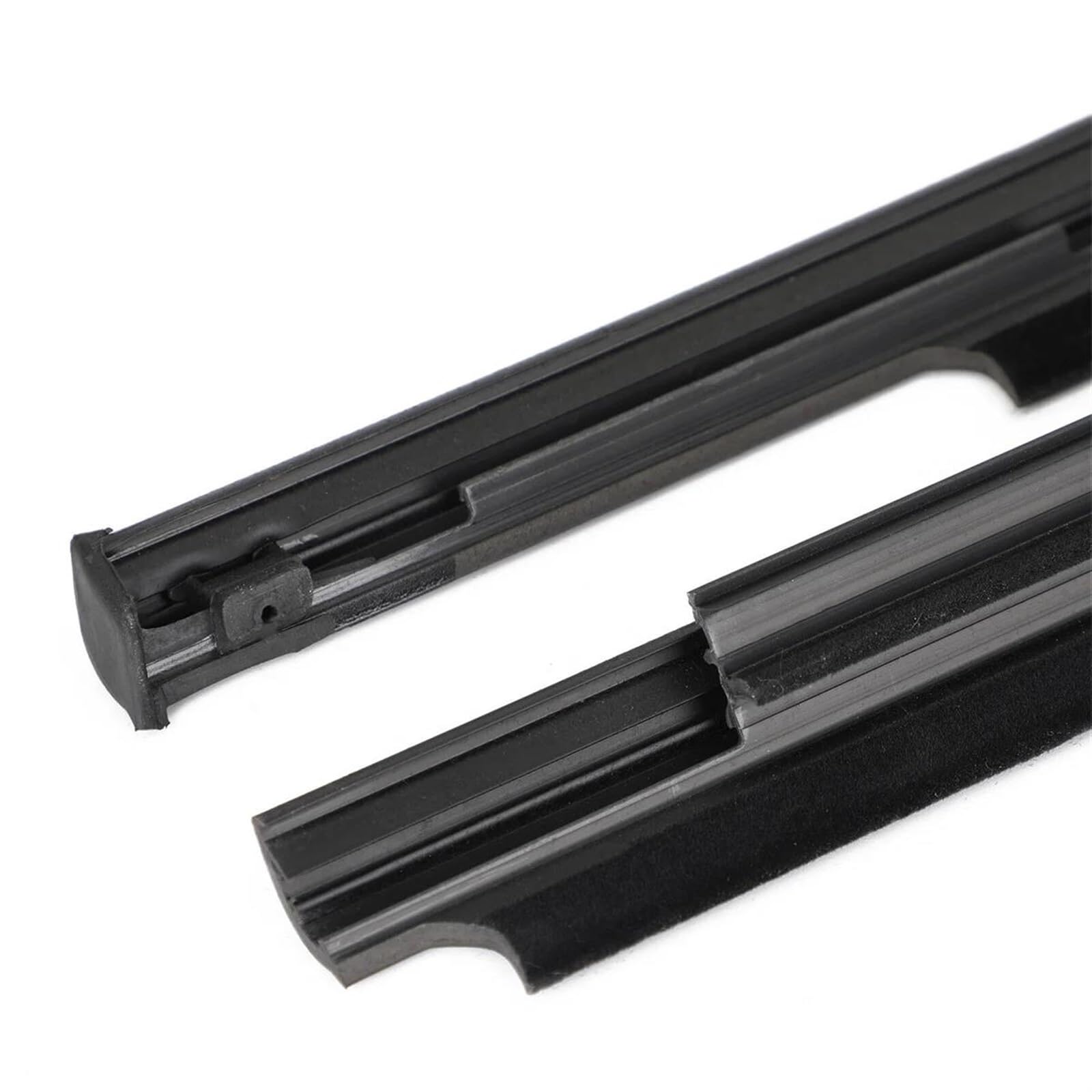 Guarnizioni Finestrini Auto 4 Pezzi, Guarnizione Gomma Finestrini Esterni Auto, Striscia Pressione Impermeabile, Cintura Tenuta Modanatura per Mitsubishi Outlander 2007-2012, Nero