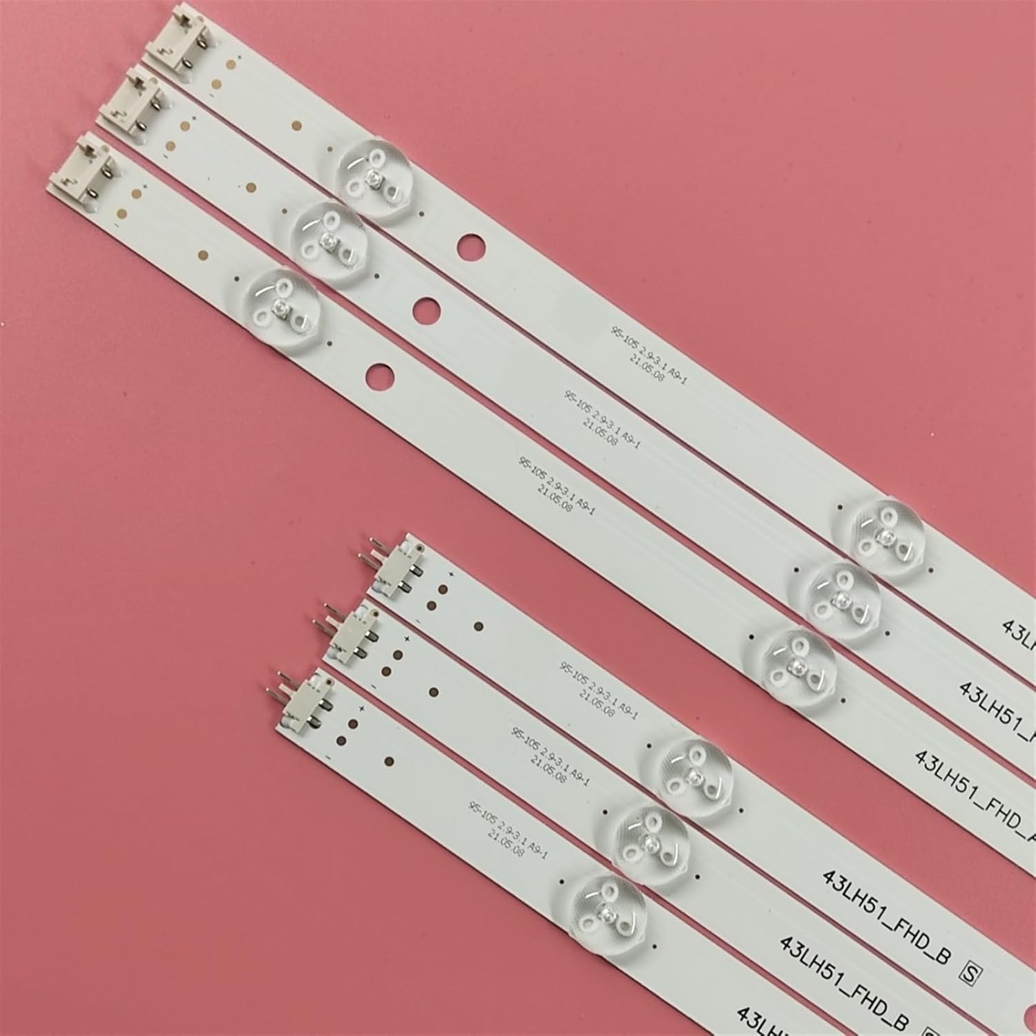 Backlight Strip Compatible with 43LF510V 43LF5100 43LH5100 43LH590 43LJ515V 43LH520V 43LH511T 43LH570V LF51_FHD_A B 43LH51_FHD_A B