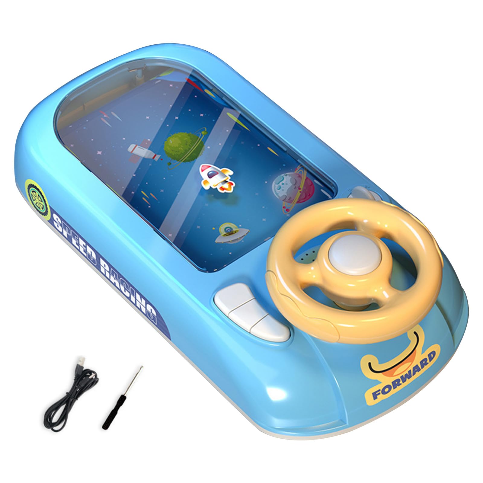 XuQiZZpp Driving Simulator Car Race Adventure Toy Musical Interactive Educational Steering Wheels Toy for Toddler