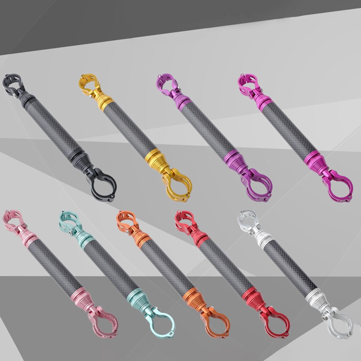 Multipurpose Handlebar Mount Holder for Bicycles Accommodating Light Phone and Accessories Handlebar Light Holder Bike Phone Mount