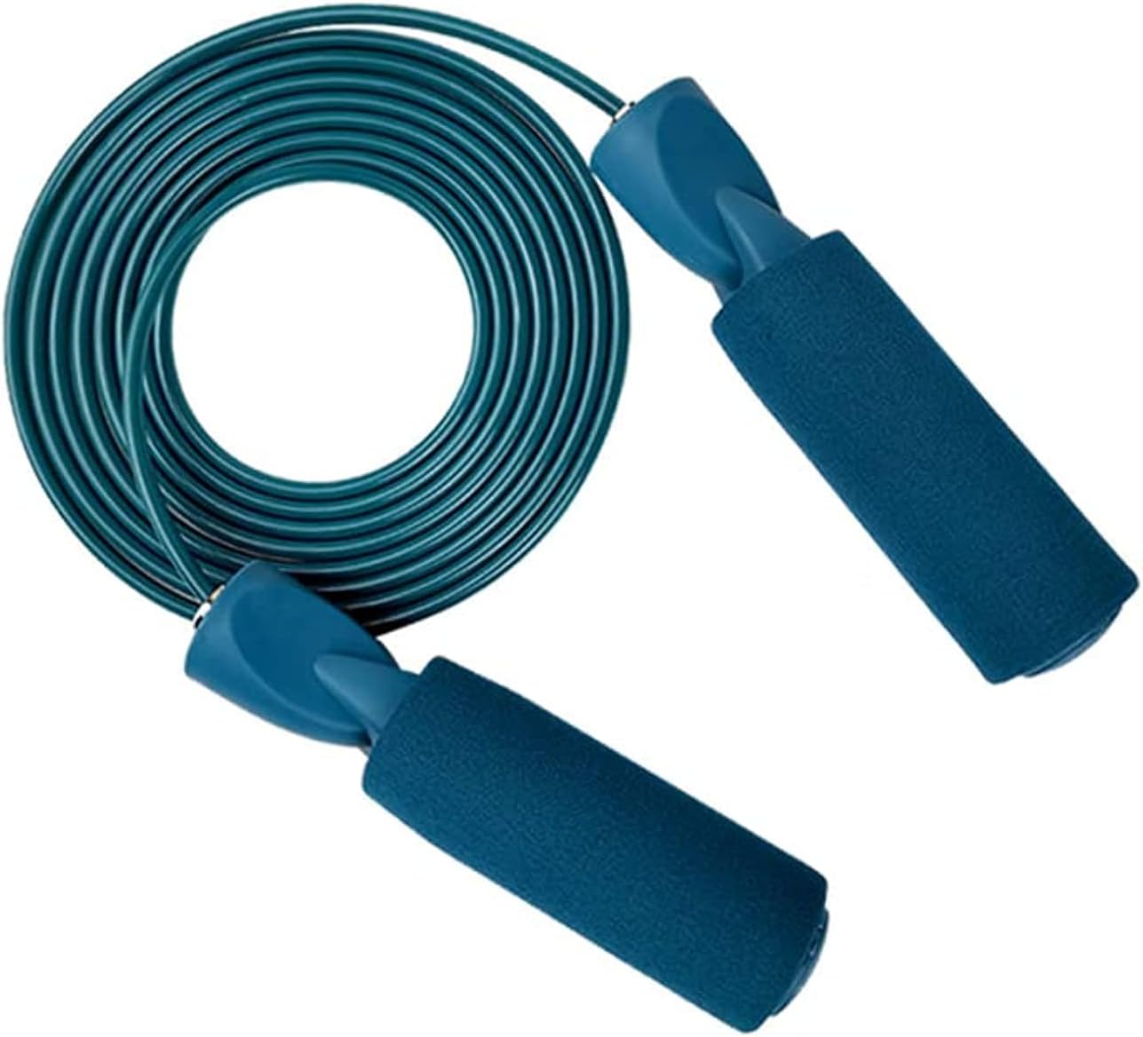 Skipping Jump Rope Double Weighted Adjustable Extra Thick Tangle -Free Double Fat Burning with Weighted Jumping Rope for Endurance Weight Lose Crossfit MMA Cardio & Workout