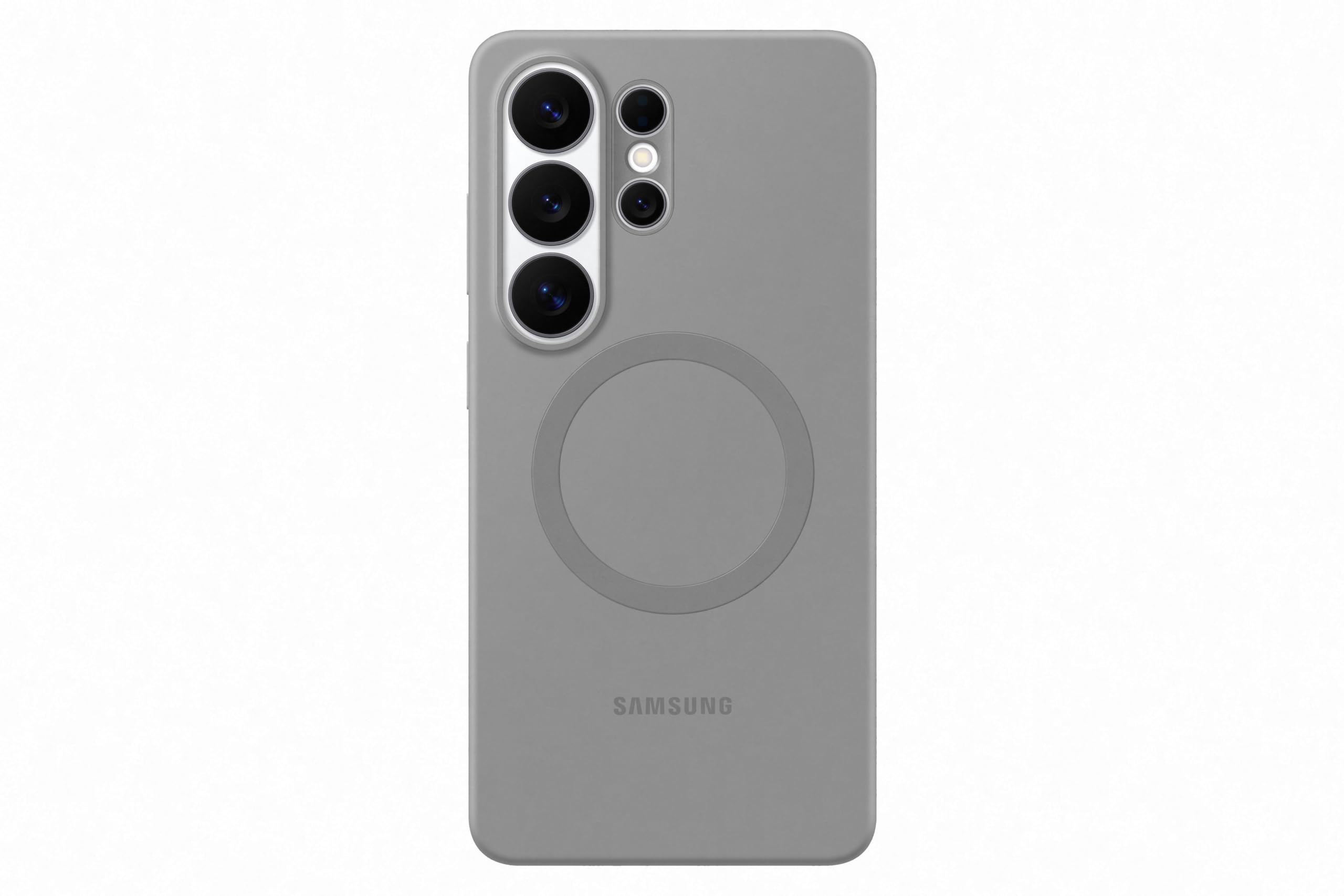 Samsung Galaxy S26 Ultra Silikon Magnet Kılıf, Gri