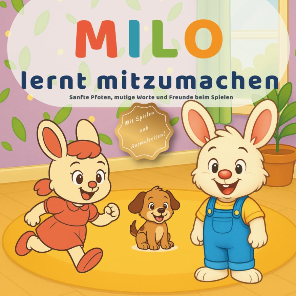 Milo lernt mitzumachen: Bilderbuch über Freundschaft, Mitspielen & soziale Kompetenzen für Kinder von 3–6 Jahren (Milos kleine Lektionen)