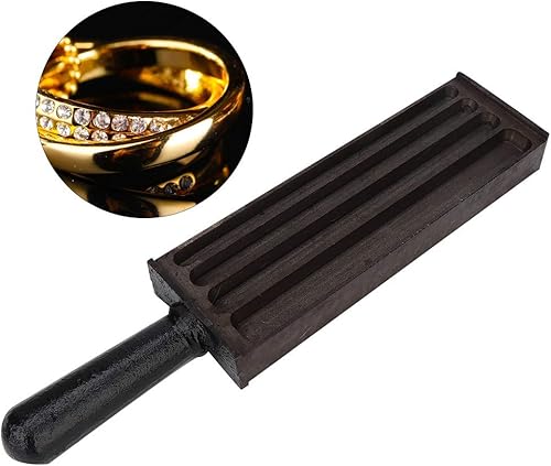 Lingote - Rectángulo de acero para herrajes de oro y plata, cobre y aluminio y latón