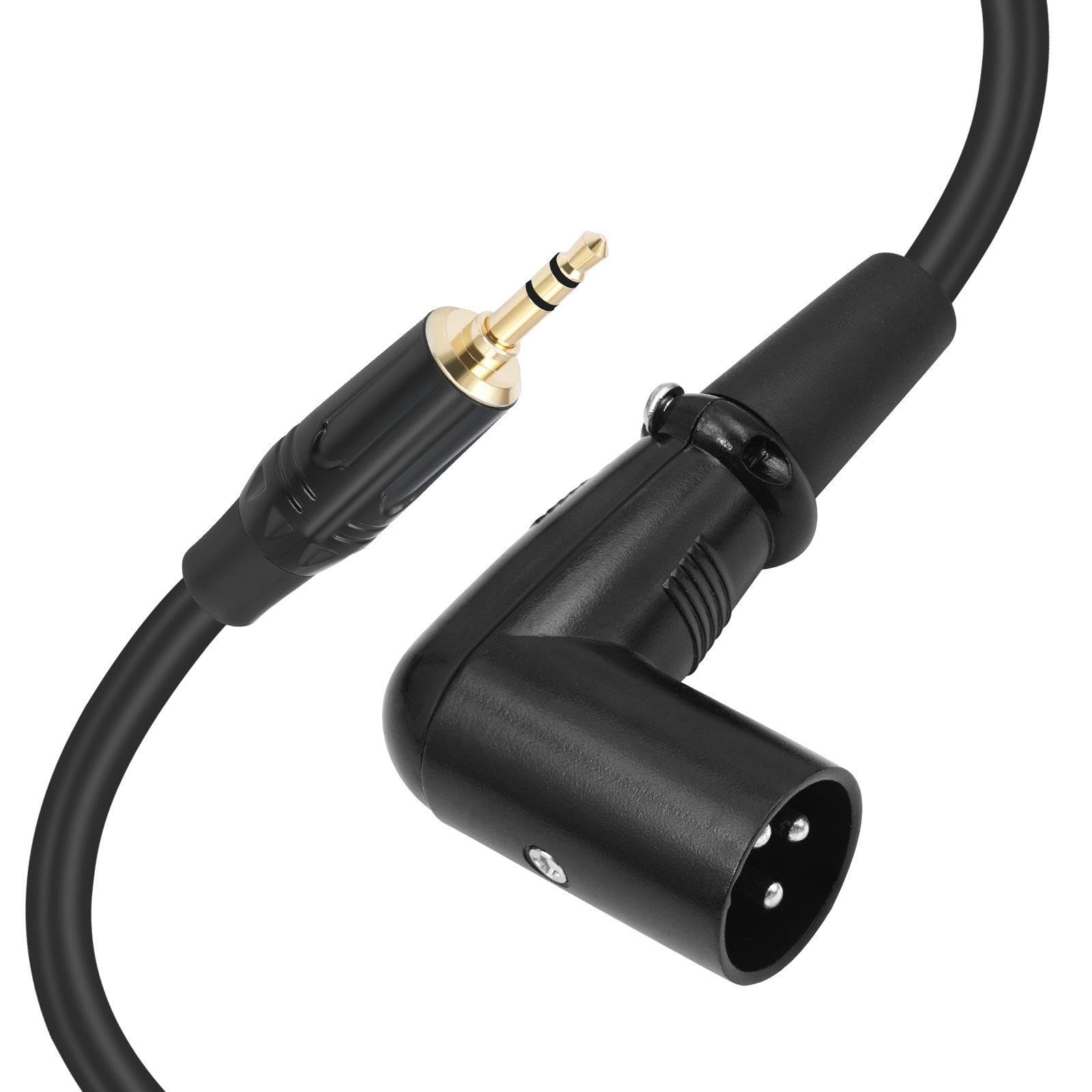 3.5mm Male to XLR Microphone Cable for Live Performances Broadcasting Studio 30cm-image-29