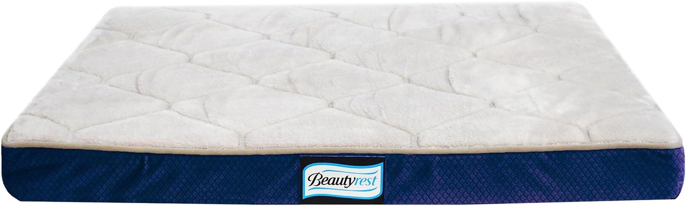R2P Group Simmons Beautyrest Thera Bed Orthopedic Memory Foam Dog Bed and Kennel/Crate Mat