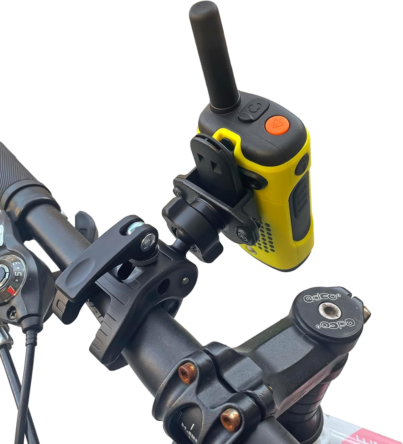 HYSHIKRA Motorcycle WalkieTalkie Mount, Bike Bicycle Radio