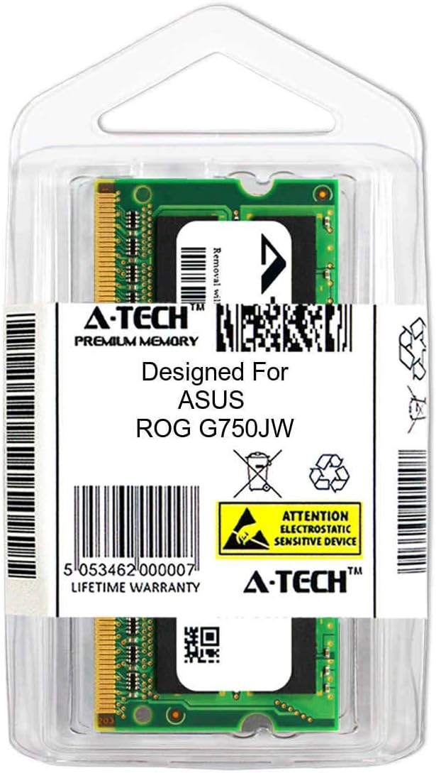 A-Tech 4GB Module for ASUS ROG G750JW Laptop & Notebook Compatible DDR3/DDR3L PC3-12800 1600Mhz Memory Ram (ATMS393929B12034X1)