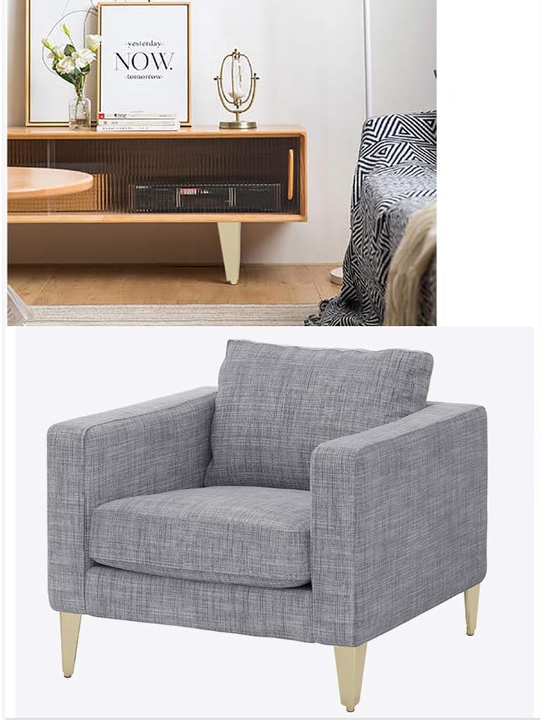 Furniture Leg Sofa Legs, 4 Pieces of Furniture Legs Adjustable Metal Furniture Feet Aluminum Furniture Support Feet for Sofa Beds,Cabinets,Tables and Other Furniture