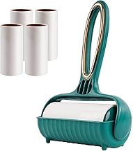 Anticmart || Lint Roller for Pet Hair, Reusable & Washable Super Sticky Lint Remover | Large Roller for Clothes, Furniture, Car Seats, Carpet | Strong Adhesive & Durable Handle - Extra Refills