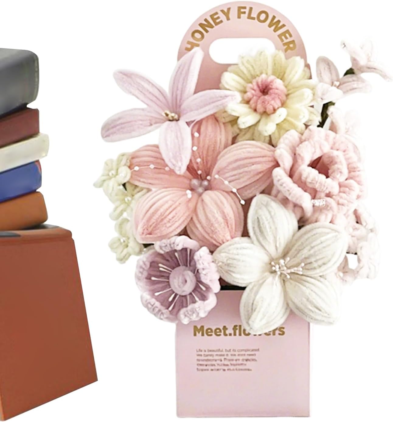 Générique DIY Folding Flower Stems Kit | DIY | DIY Flower Activity - for Bouquet, Mother's Day DIY, Art Project, School, Home