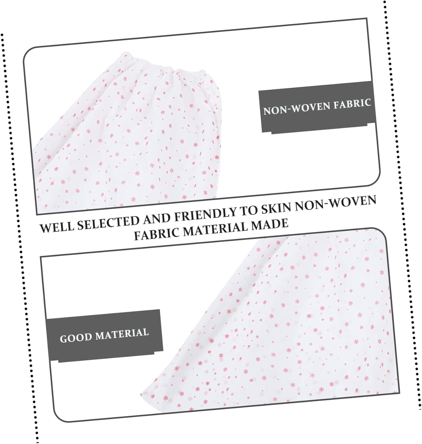 20pcs Thickened Non-woven Bath Skirt Women Shower Wrap Fine for Spa Sauna Beauty Salons