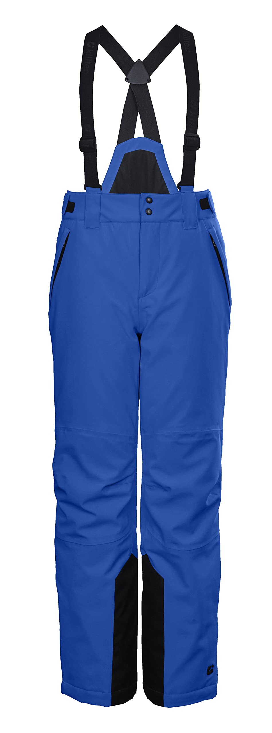 Killtec - Ksw 79 Bys Ski Pnts, Pantaloni Funzionali da Sci con Pettorina Rimovibile, paraneve e Protezione dei Bordi Bambini e Ragazzi