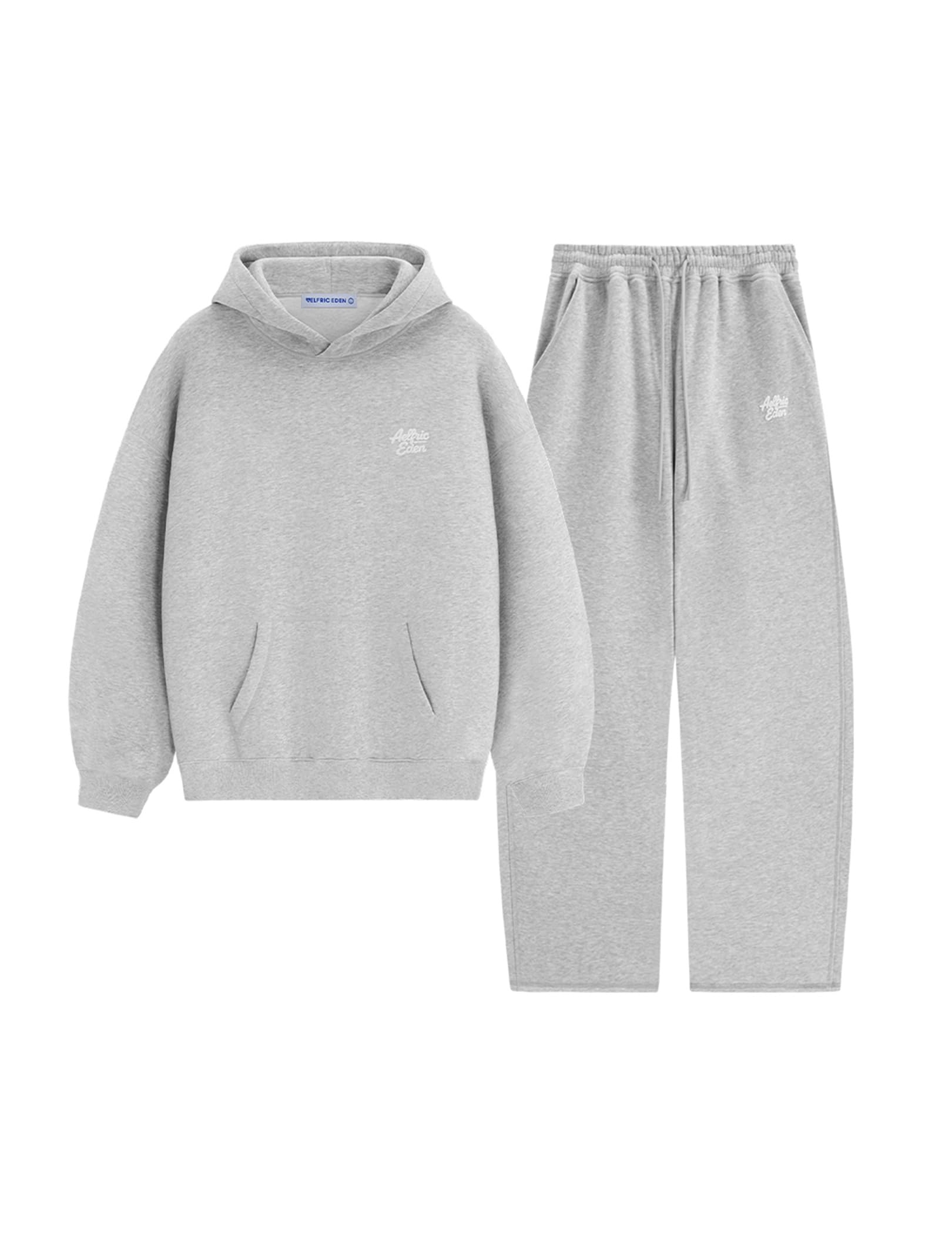 Aelfric Eden Sweatsuits Women 2 Piece Outfit Fall Fleece Tracksuit Matching Oversized Hoodies Baggy Sweatpants Set