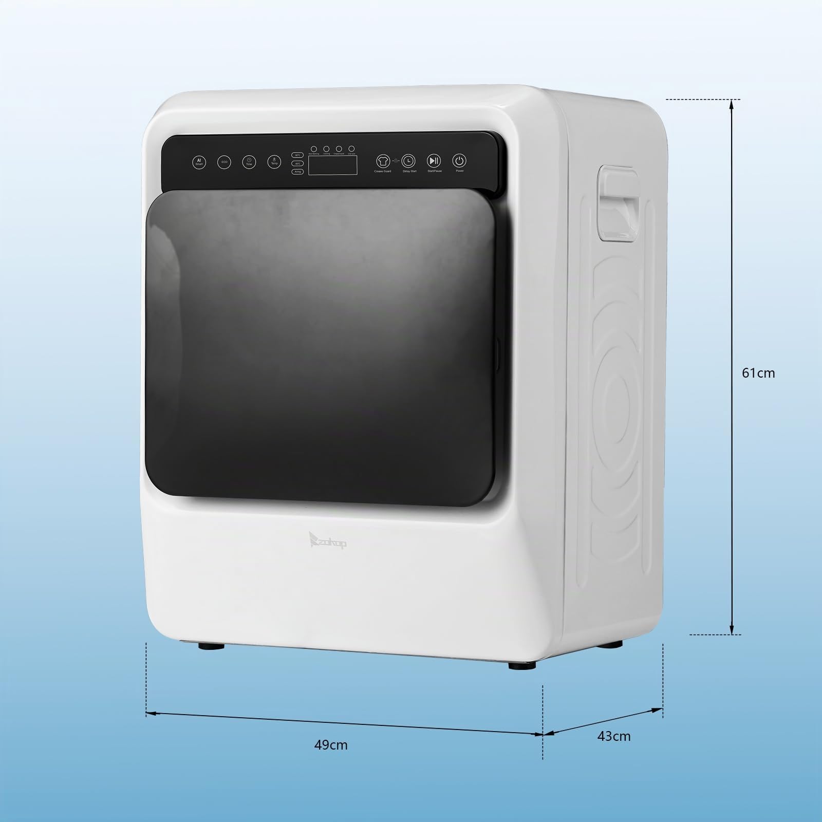 LEADZM Mini Seche Linge Electrique 3 kg (GDZ40-418E)