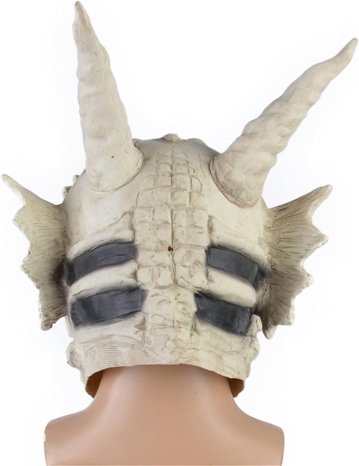 HAO Halloween Skeleton Dragon Mask - DIY Dino Mask Decor,Skull Dinosaur Mask Costume for Adults,Kids Cosplay Party Halloween Fancy Decoration