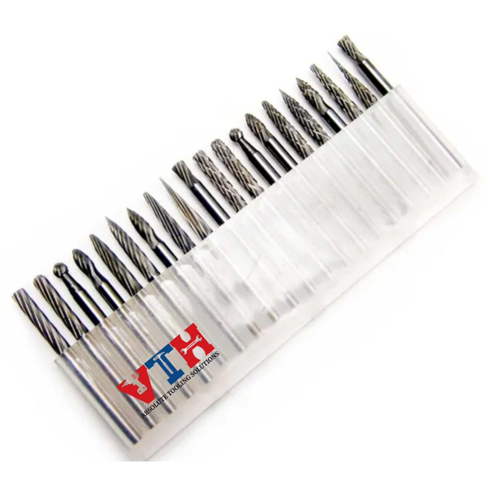 20Pcs Tungsten Carbide Rotary Burr Set 3mm Shank and 3 mm