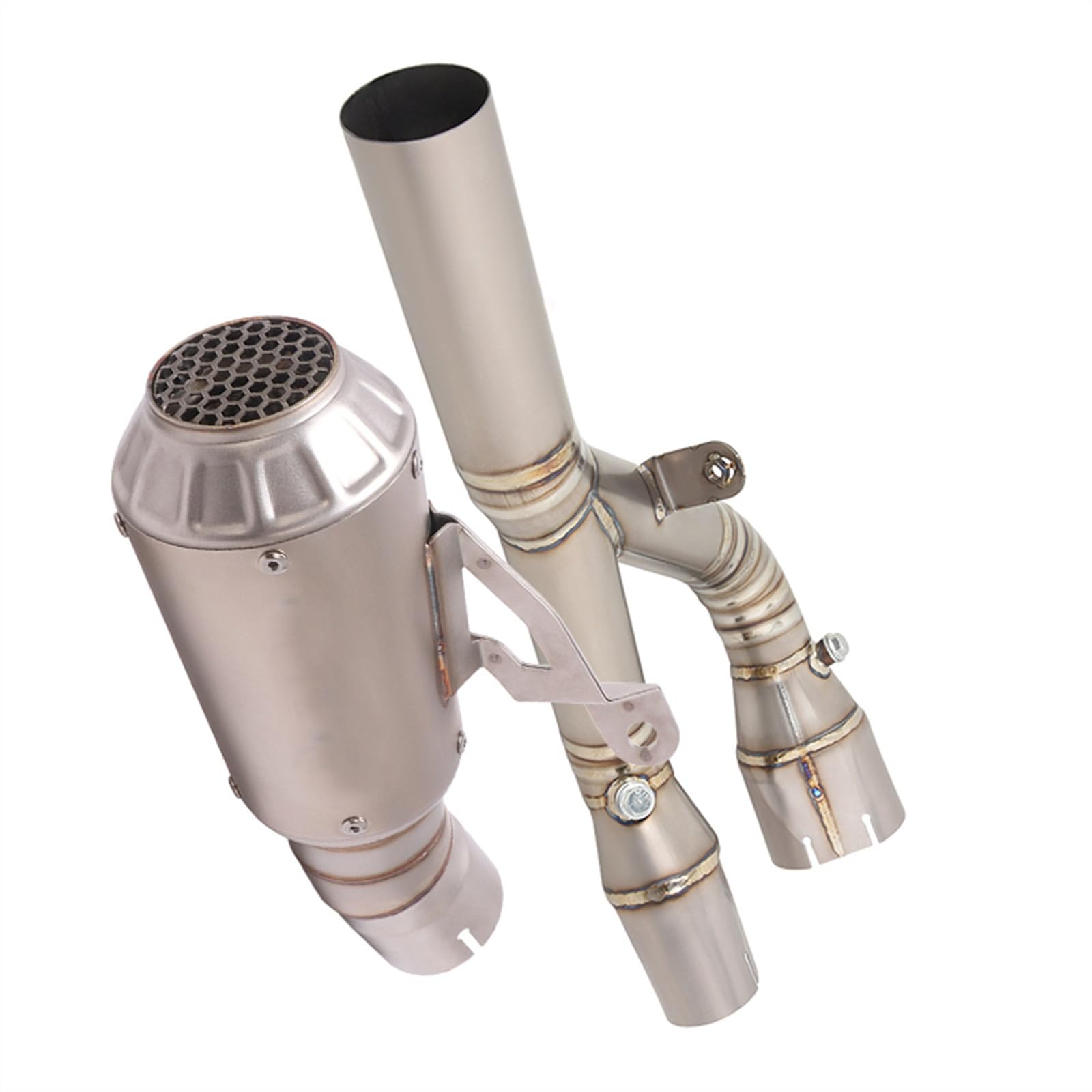 Amazon.co.jp: オートバイ GP 排気フルシステム炭素繊維マフラー