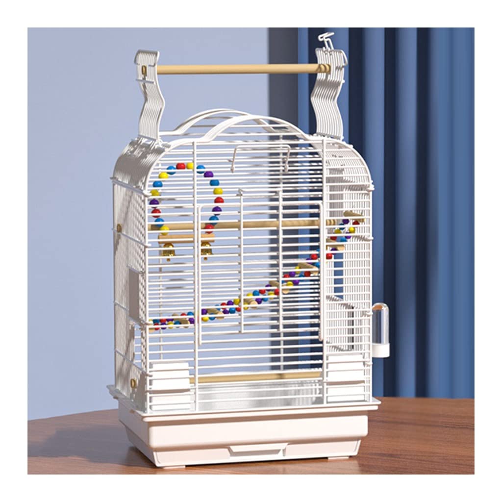 Puits de lumière et plateau lavable pour grande cage à oiseaux d'intérieur