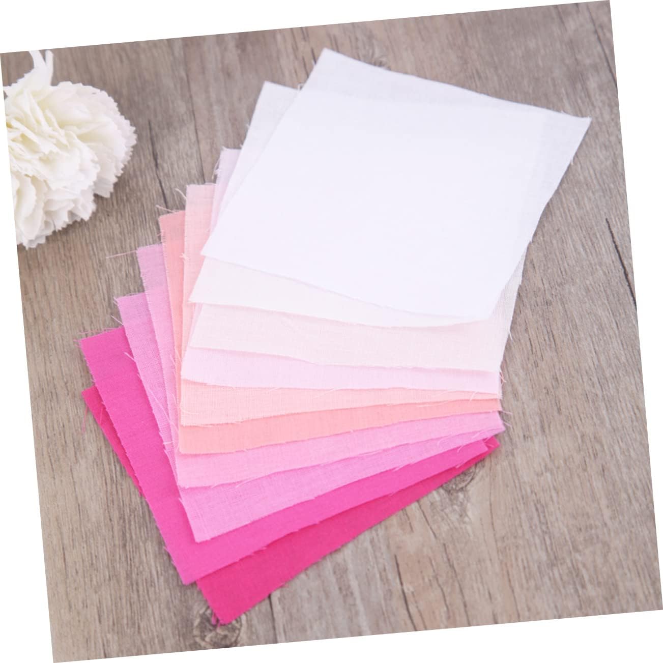 50pcs Cotton Fabric Bundle for Patchwork Sewing Handmade Delicate Craft Fabric Squares for Quilting and Home Decor Projects