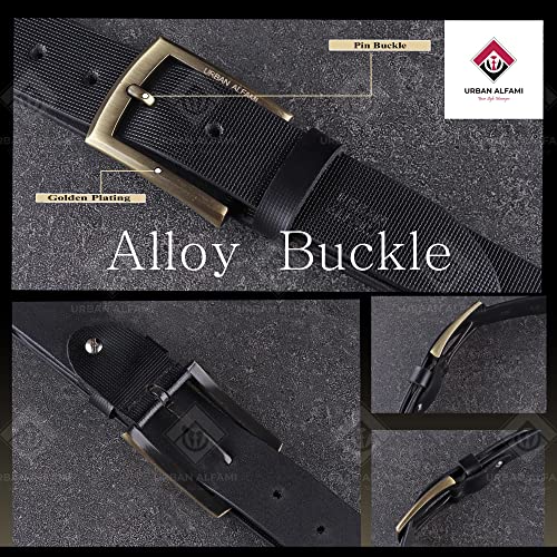 Image of Urban alfami Genuine Leather Belt for Men | SQ-104 | Size 28-46
