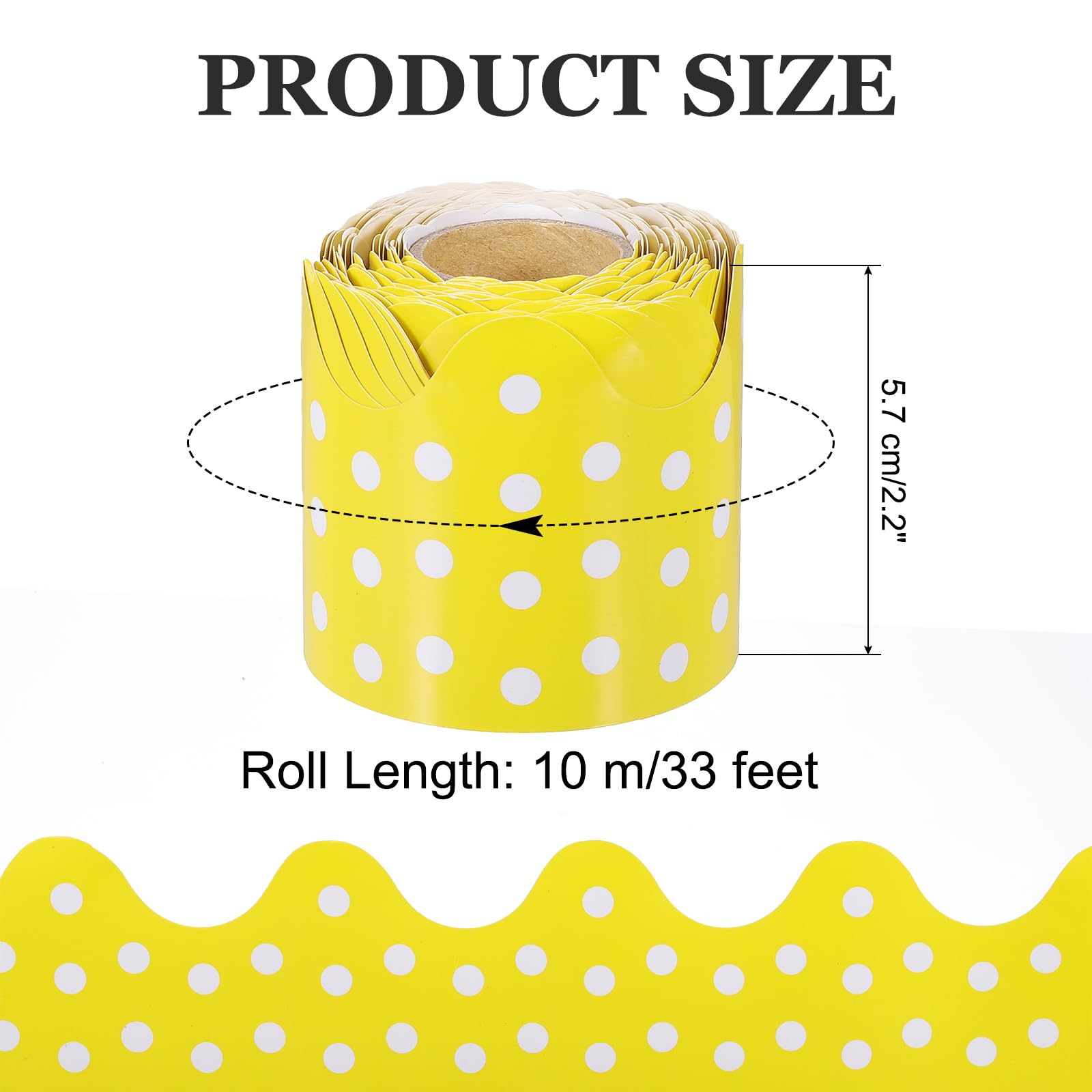 PATIKIL Dots Bulletin Board Border - Image 2