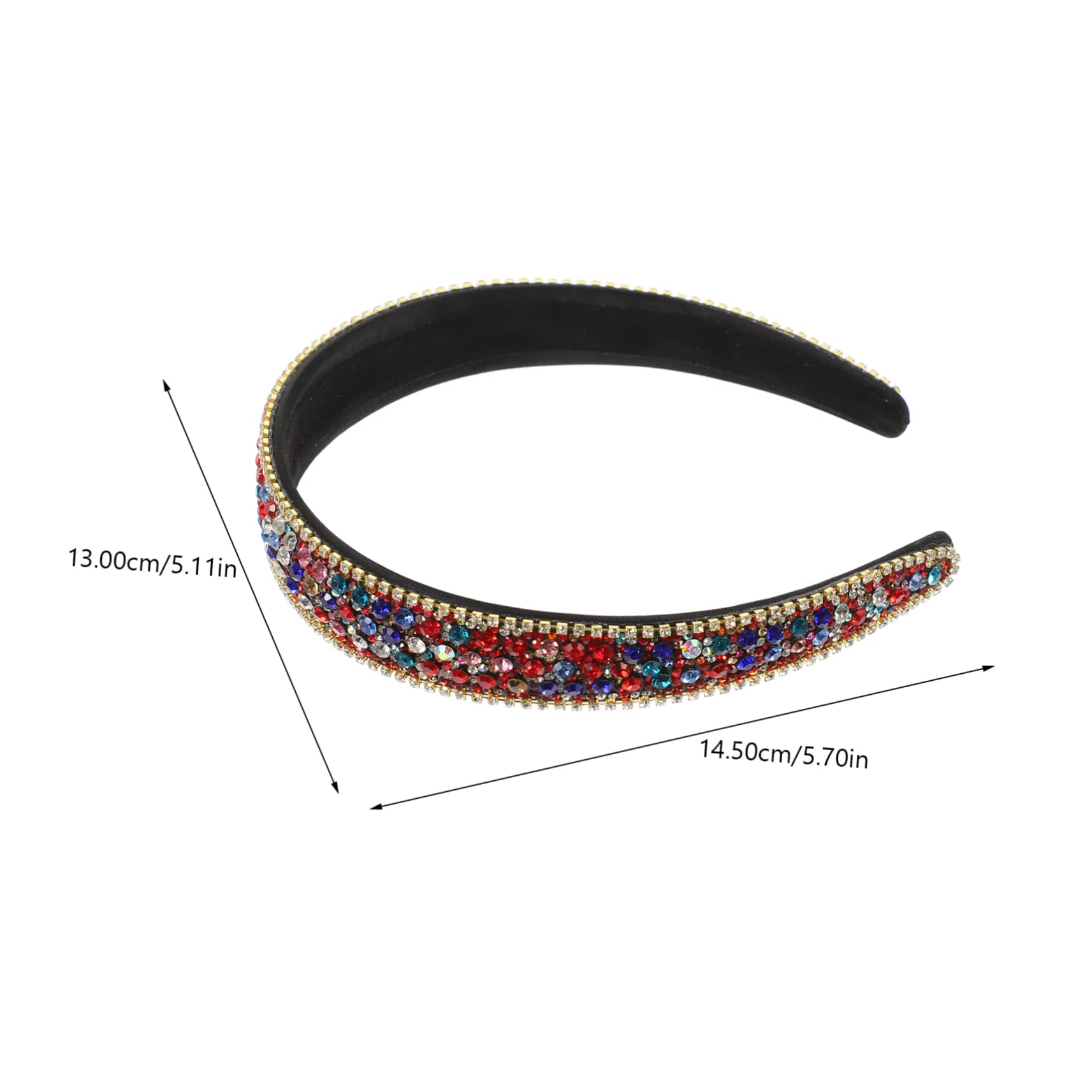 DOITOOL 6pezzi Fasce Per Strass Scintillanti Da Accessori Eleganti Per Donne e Ragazze Cerchietti Decorati Per Occasioni Speciali e Look Casual