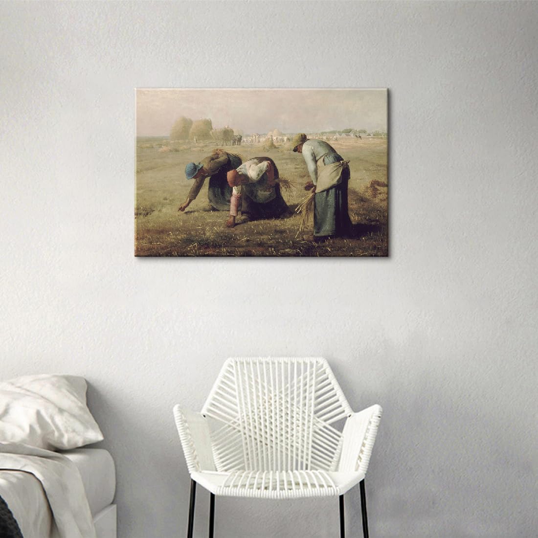 Amazon.co.jp: アートパネル ミレー［世界の名画コレクション］『落穂