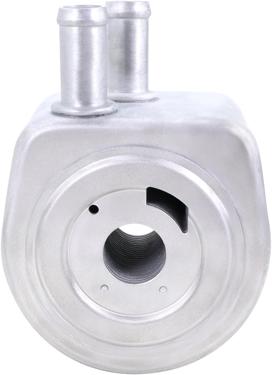 Engine Oil Cooler Compatible With 1998-2007 Ford F150 F250 F350 F450 F550 E350 E450 Econoline Excursion 5.4L V8, 6.8L V10 Replaces 4C3Z6A642A FO4000100 918-110