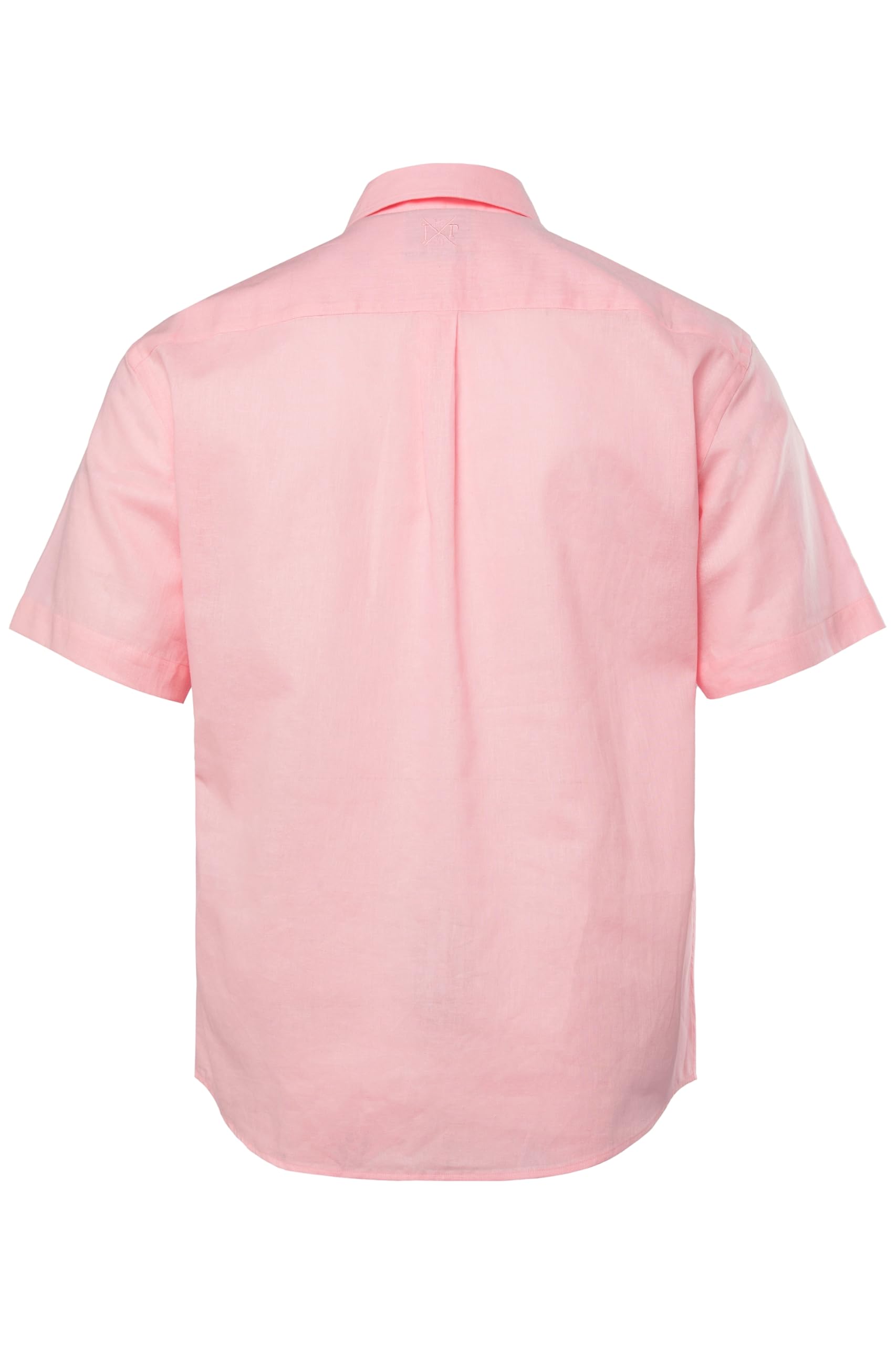 JP 1880 Camicia dalla vestibilità Moderna in Misto Lino con Mezze Maniche E Colletto Button-Down Camicia Uomo