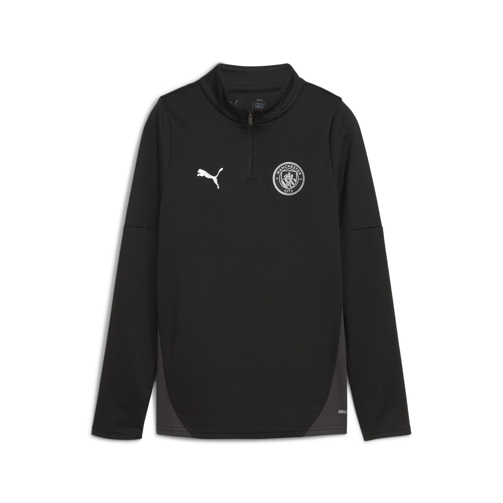 Puma Manchester City FC Kinder Training 1/4 Zip Langarm T-Shirt 25/26
