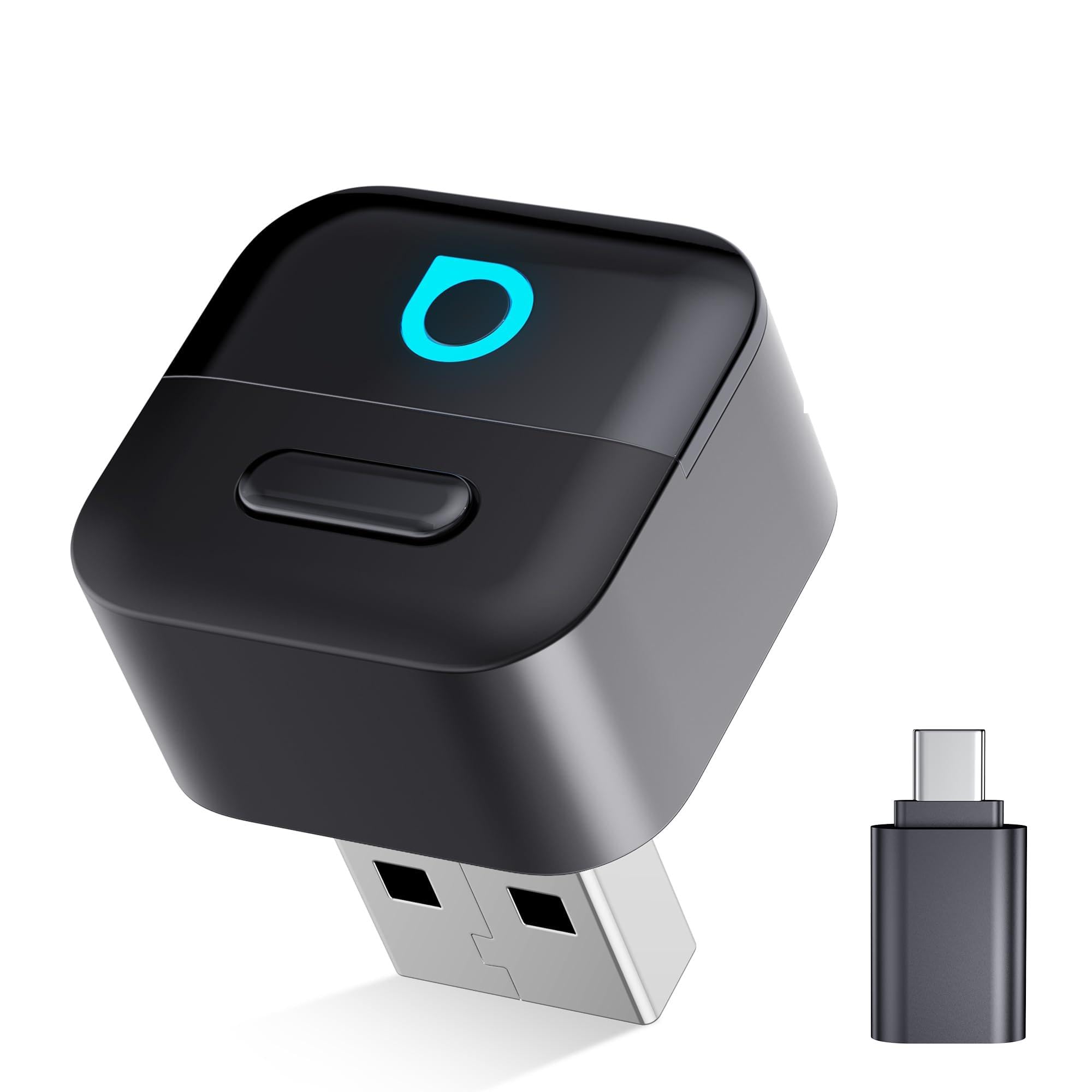 OTTOCAST Mini Pico Wireless CarPlay Adapter & Android Auto Adapter, Macht kabelgebundenes CarPlay kabellos, EIN-klick-Wechsel zwischen 2 Phones, automatische Wiederverbindung, WiFi 6, Bluetooth 5.4