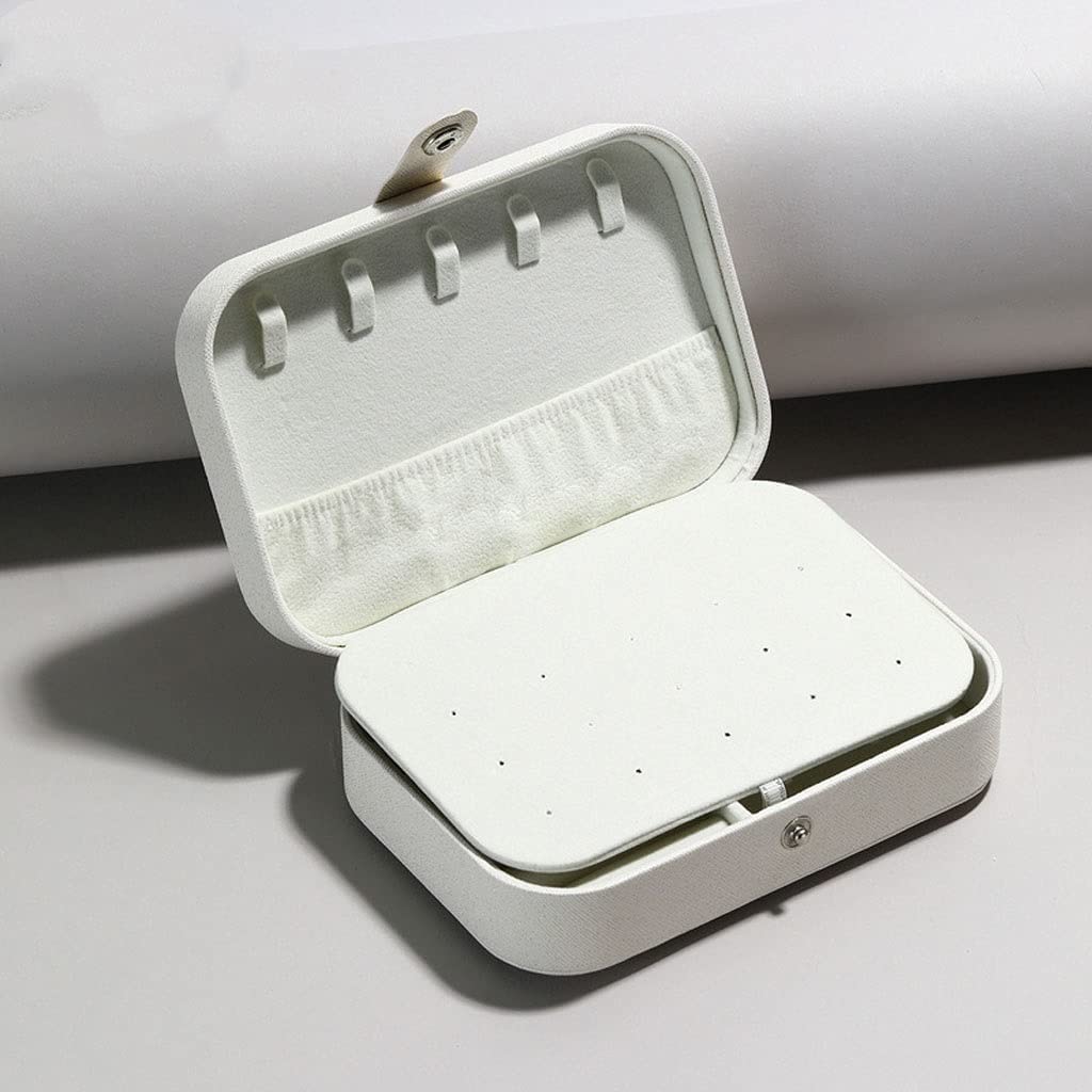 LLXYWJ Joyero Expositor Joyero Joyero Pequeño Joyero Caja de Almacenamiento Adecuado para Collares, Anillos, Pulseras Organizador de Joyas para niñas