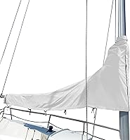 Vista 13 de SavvyCraft Cubierta impermeable de pluma de vela principal, cubierta de vela principal 600D resistente a la intemperie, longitud de pluma de 7 a 8