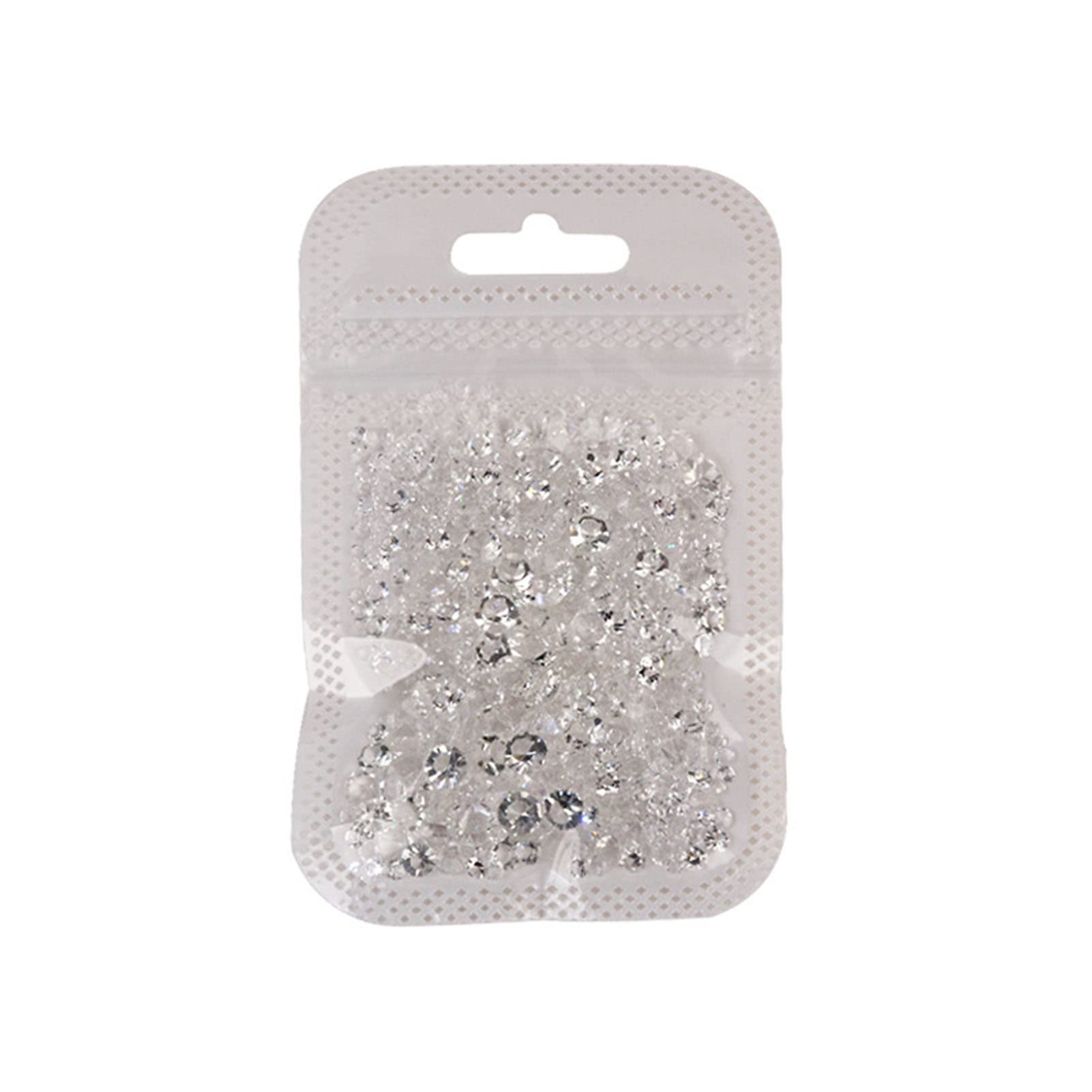 LUYANhapy9 3Packs Manicure Ornament Easy to Multifunctional Pointed Bottom Fake Crystal Nail Ornament for Girls