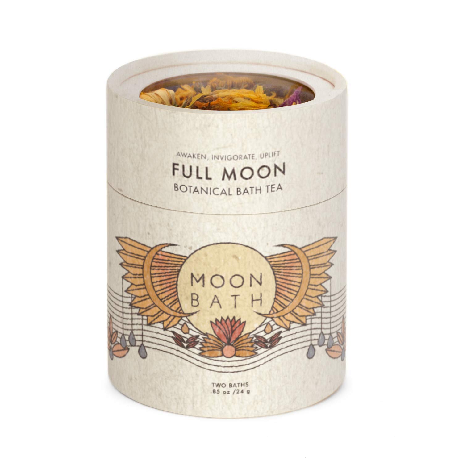 Full Moon Botanical Bath Tea Herbal Ayurvedic Bath Soak for Energy & Sensuality w