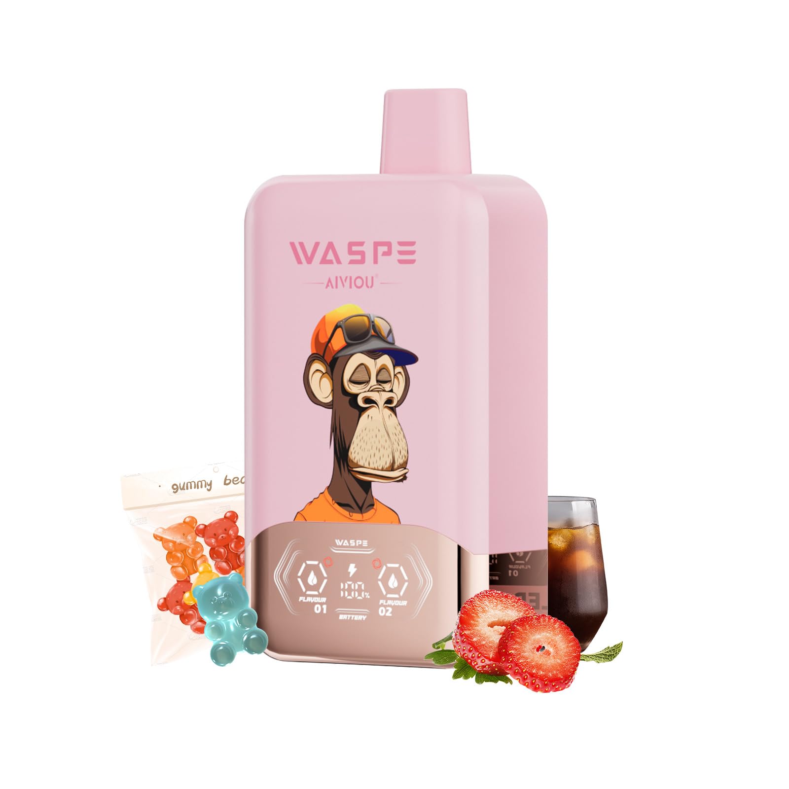 Amazon | 【40000回】電子タバコ 使い捨て Waspe 40000回吸引可能