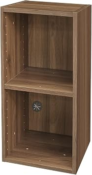 NITORI 8791528 Easy Assembly, No Tools Required N-Click Deep Regular 2 Tiers, Middle Brown 2