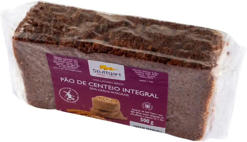 Pão Centeio Integral 500g Stuttgart