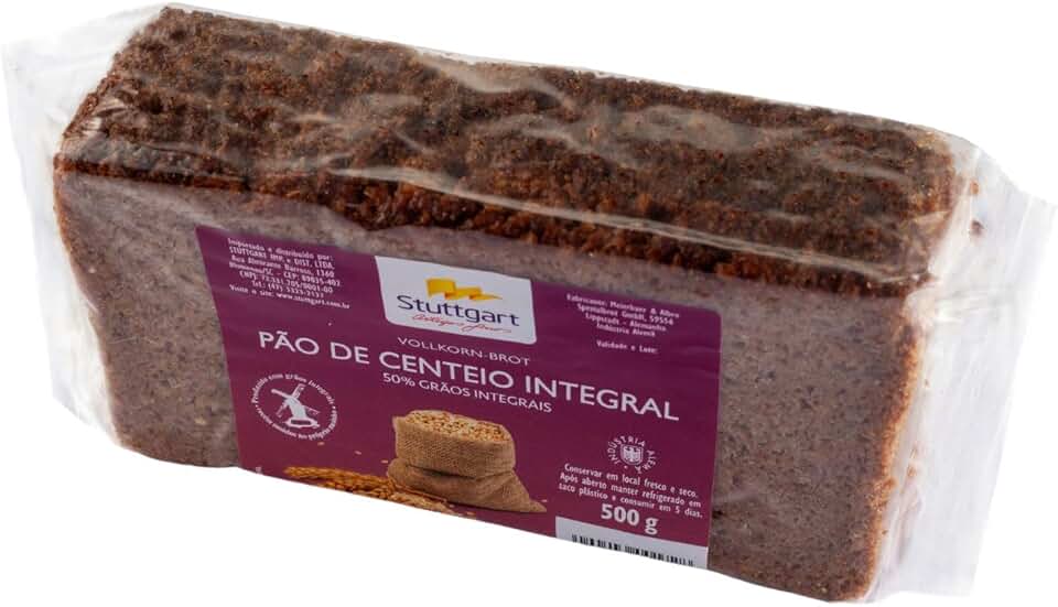 Pão Centeio Integral 500g Stuttgart