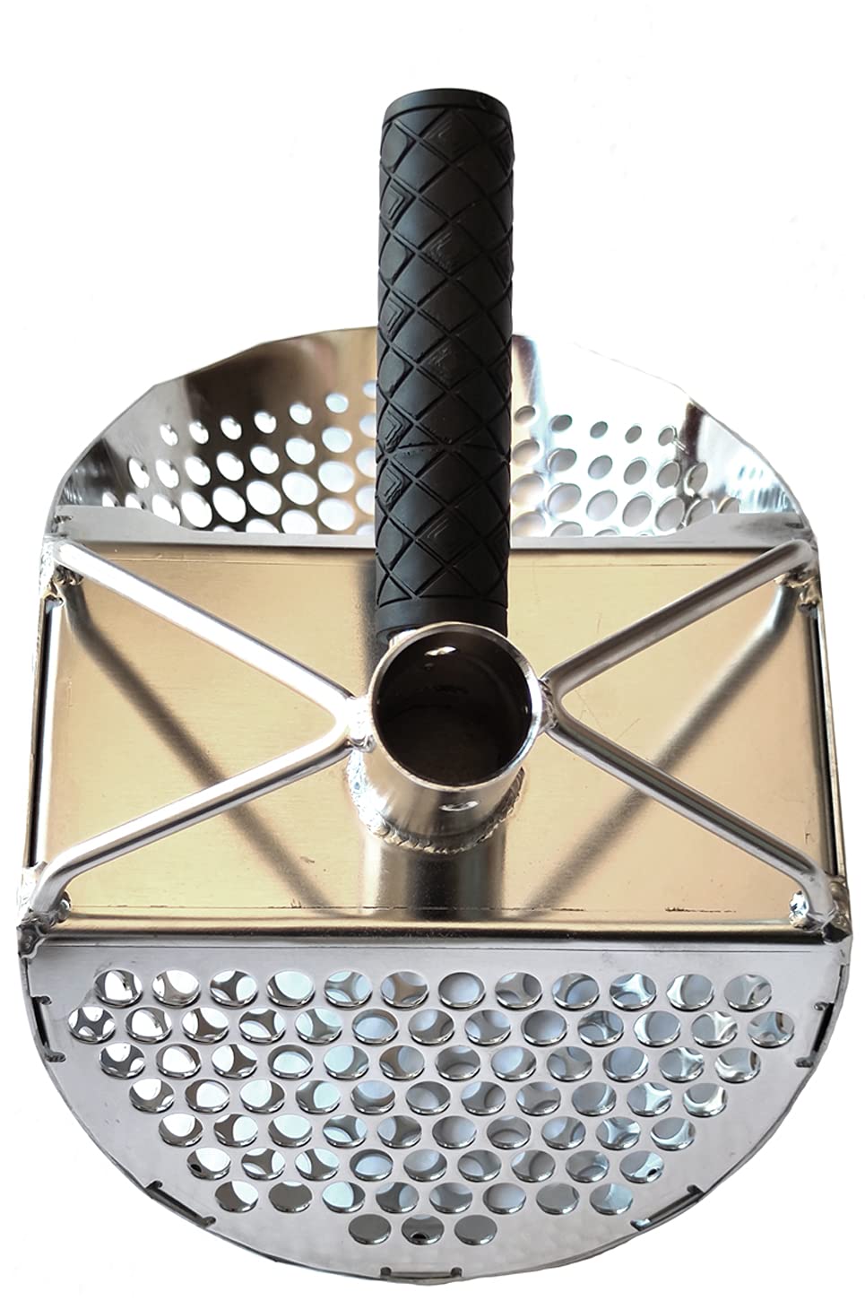Pala Sand Scoop Empotec SE-2 Setaccio Sabbia Mare Metal Detector Acciaio Inox Traforata Ottima Qualità