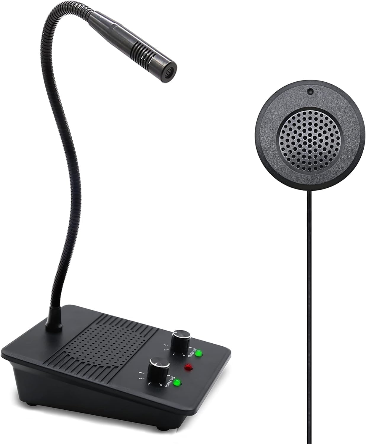 Window Speaker Intercom System Anti-Interfernce Dual-Way ...