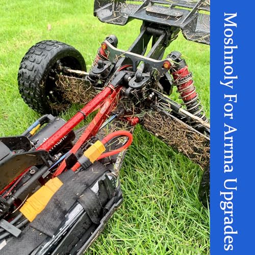 Image of Rear Mud Guards for Arrma 6S 1 /8 Kraton /Notorious /Outcast /Talion& | 1 /7 Fireteam /Big Rock,Rear Splash Flaps Parts Dirt Guard Dust,Stones Mud Protective Fenders Upgraded Replace-Carbon Fiber-A