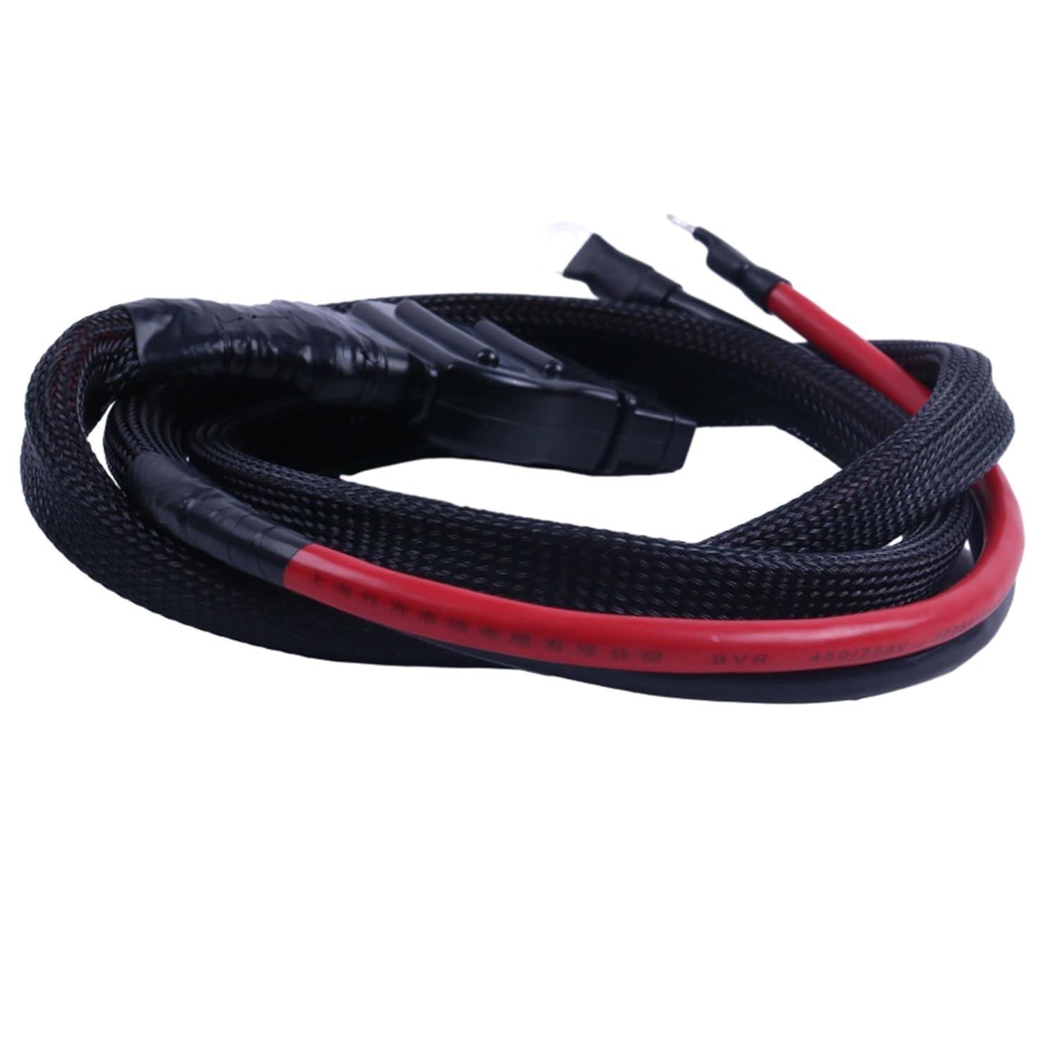 JZGRDN 2-Pin Battery Cable Harness Kit Truck Side 61169 8274 with Plug Cover Compatible with Western Fisher Snow Plows