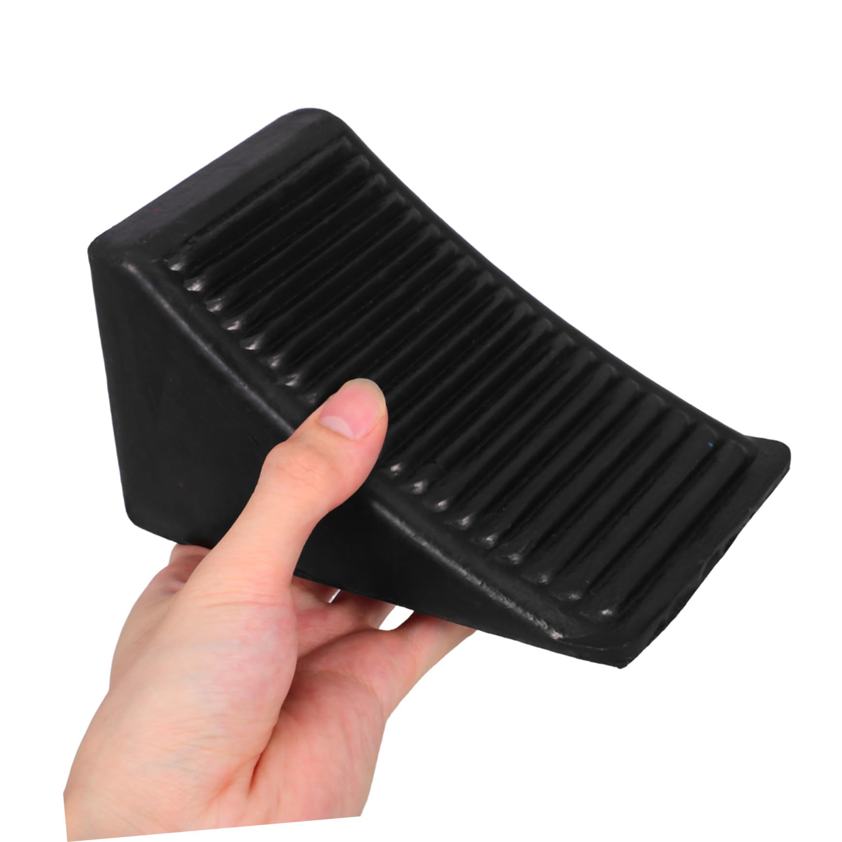 2stücke Gummireifenkeile für Garage Auto Parkstopper mit Antirutschmatte Radstopper für Anhänger und Fahrzeuge Gummiparkblock für Sicheres Parken