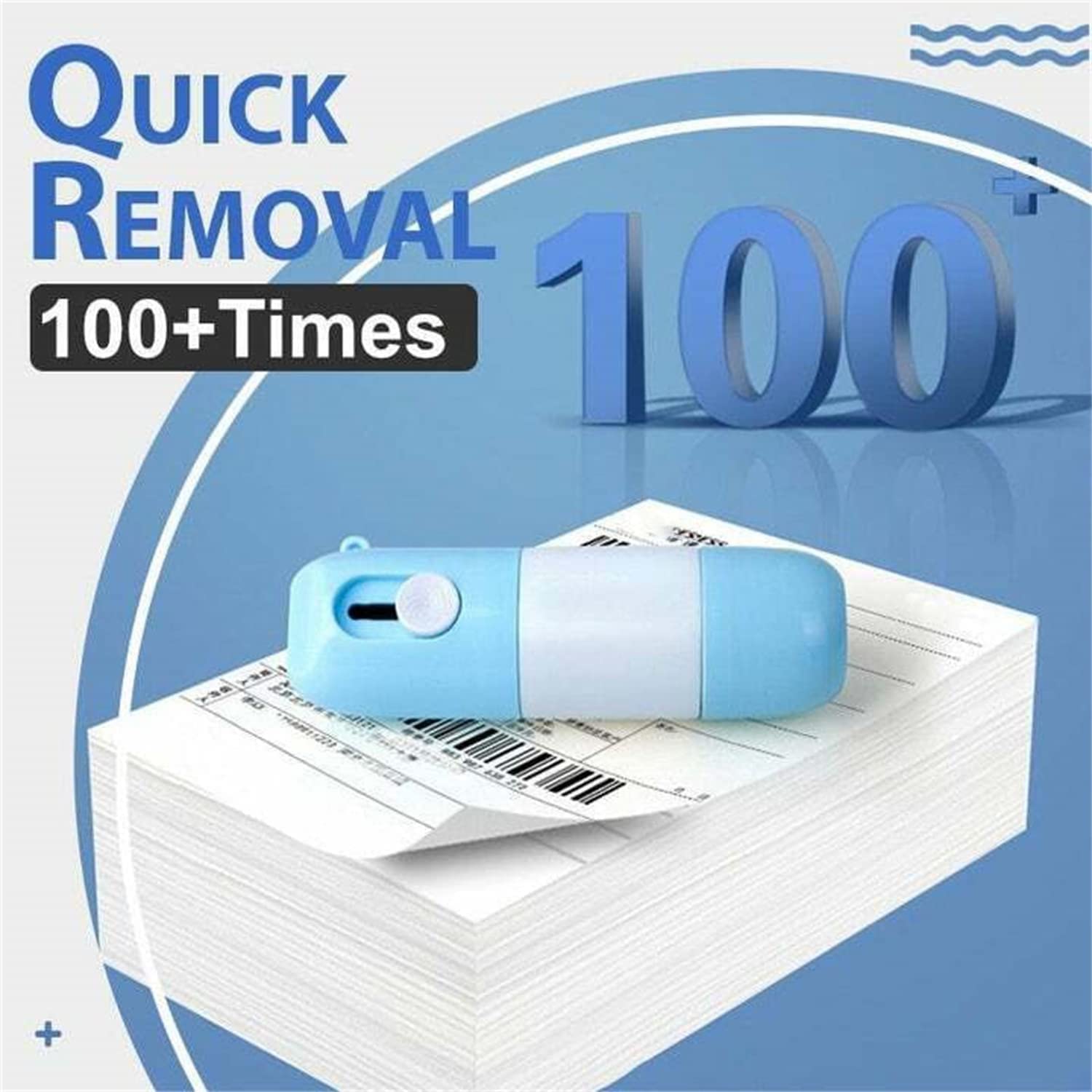 2-in-1 Box Cutter Tool 2-in-1 Shipping Label Eraser & Safety Box Cutter ...