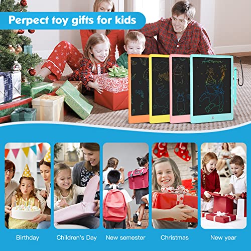 Pyttur 2 Pack Lcd Writing Tablet For Kids 10 Inch Colorful Doodle Board Drawing Pad For Kids Learning Educational Toy Gift For 3 4 5 6 7 8 Year Old Girls Boys Toddlers #TOP6